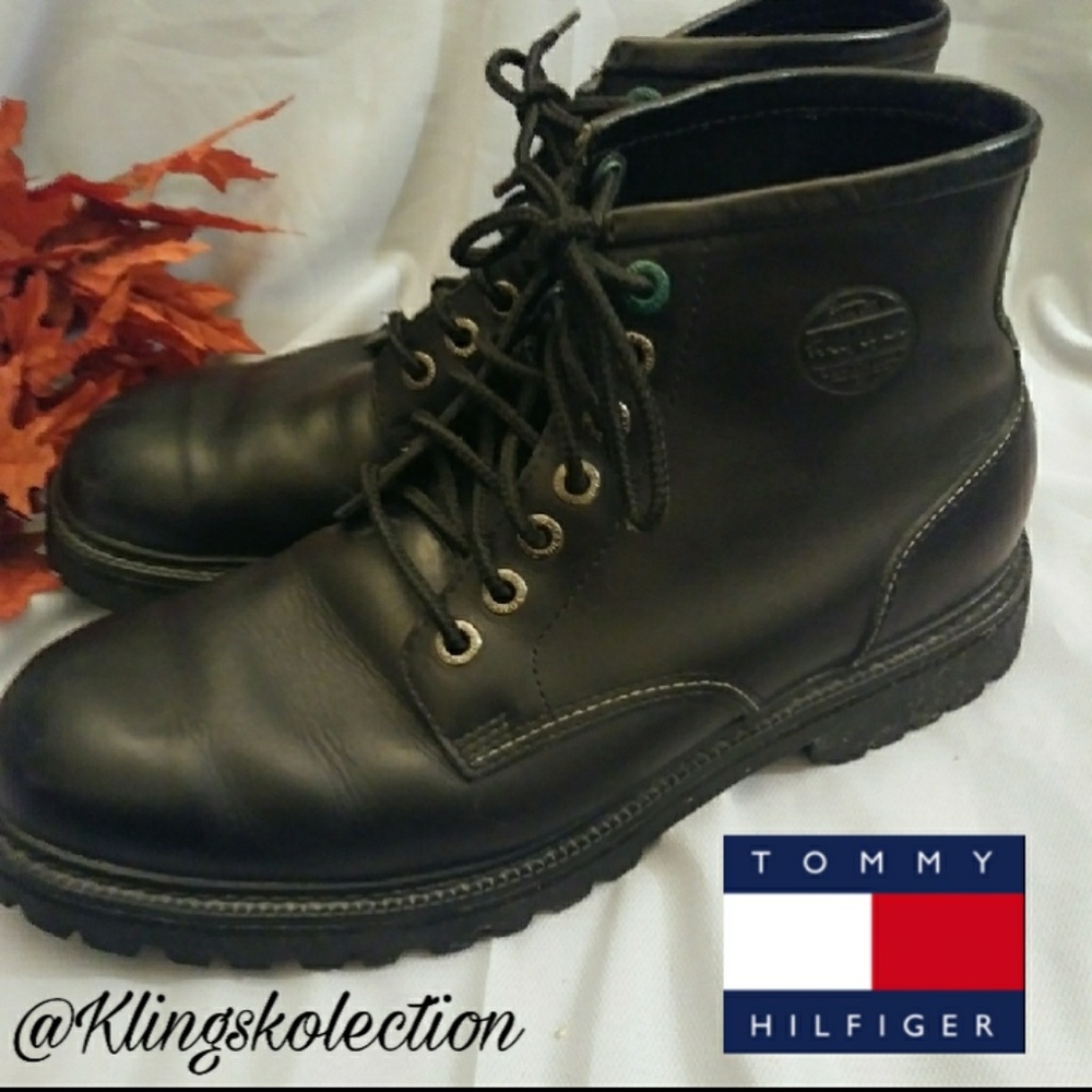 Tommy Hilfiger leather boots